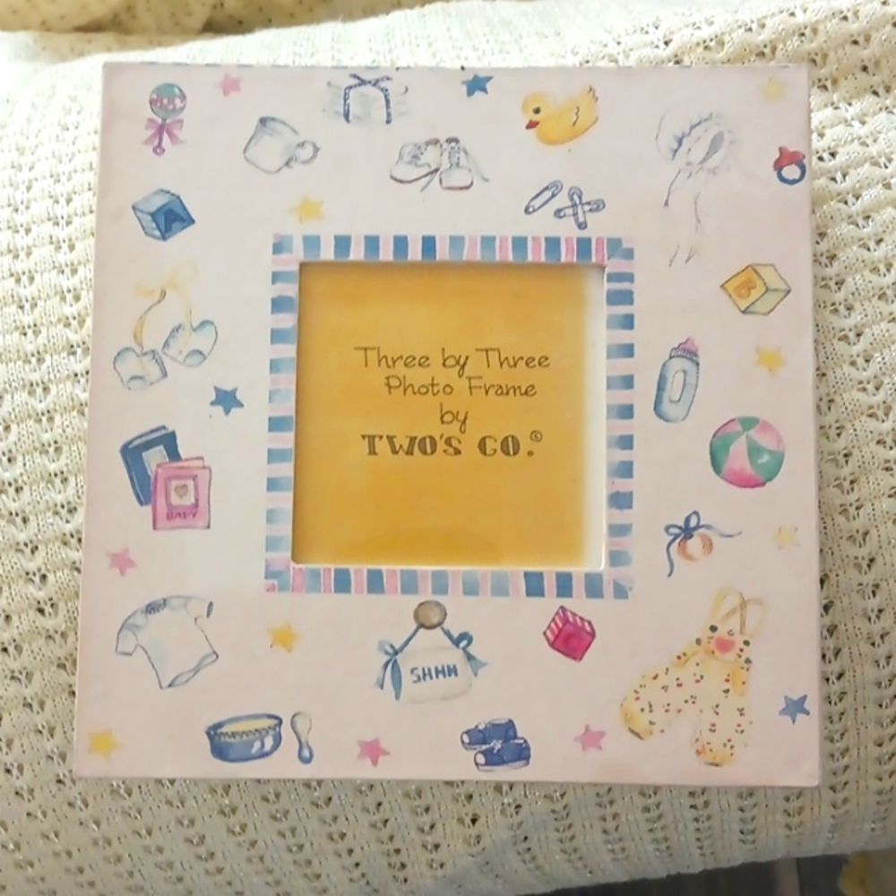 Two's Company Baby Photo Frame
